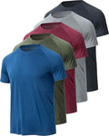 BALENNZ Workout Shirts for Men, Moisture Wicking Quick Dry Active Athletic